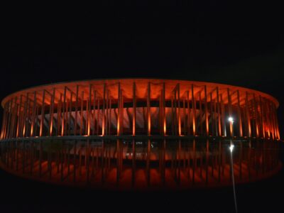 Brasília se ilumina de laranja contra violência infantojuvenil