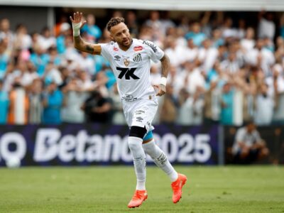Neymar marca em despedida da Vila e Santos vence Bragantino