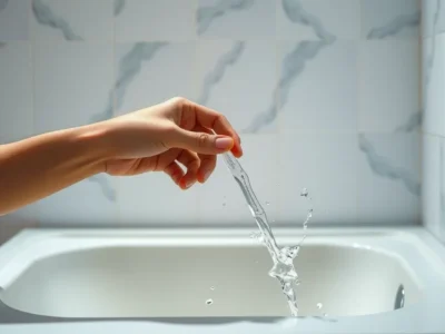 Como Desentupir Vaso Sanitário Jogando Balde de Água com Força