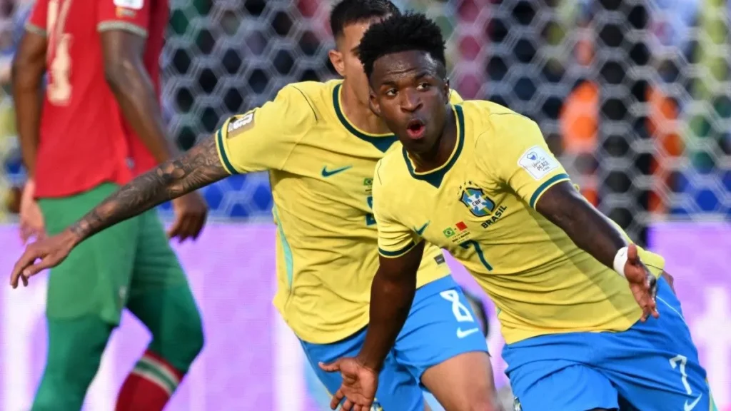 Brasil empata com Marrocos e expõe erros de Ancelotti; Vini Jr salva